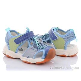 Сандалії дитячі літні Літо BD2020-3 голубой (10 пар р.22-26) "Class Shoes" недорого оптом від прямого постачальника