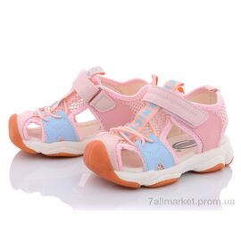 Босоніжки дитячі літні Літо BD2020-3 розовый (8 пар р.22-26) "Class Shoes" недорого оптом від прямого постачальника