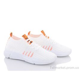 Кросівки жіночі модні Літо 185-1 white (8 пар р.36-41) "Violeta" недорого оптом від прямого постачальника