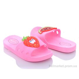 Шльопанці дитячі літні Літо KR1882 розовый (6 пар р.17-20) "Class Shoes" недорого оптом від прямого постачальника