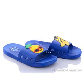 Шльопанці дитячі літні Літо KP1882 синий (8 пар р.17-22) "Class Shoes" недорого оптом від прямого постачальника