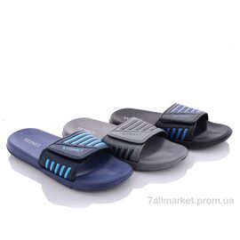 Шльопанці чоловічі пляжні Літо M945-62 mix (24 пар р.40-45) "Sydney" недорого оптом від прямого постачальника