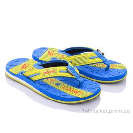 Шльопанці дитячі літні Літо EC4211 d.blue-yellow (6 пар р.31-34) "Zelart" недорого оптом від прямого постачальника