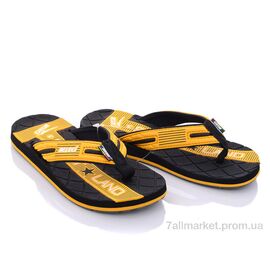Шльопанці дитячі літні Літо EC4211 black-yellow (6 пар р.31-34) "Zelart" недорого оптом від прямого постачальника