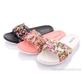 Шльопанці жіночі полегшені Літо FY003A mix (24 пар р.36-41) "Lion" недорого оптом від прямого постачальника