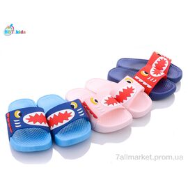 Фотография Шлепки детские летние Лето A5806 mix (24 пар р.24-29) "BBT" недорого оптом от прямого поставщика