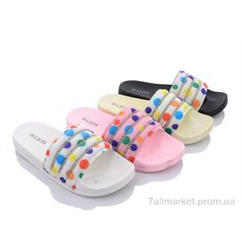 Шльопанці жіночі полегшені Літо FY017 mix (24 пар р.37-42) "Lion" недорого оптом від прямого постачальника