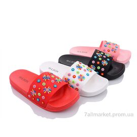 Шльопанці жіночі полегшені Літо FY012 mix (24 пар р.37-42) "Lion" недорого оптом від прямого постачальника