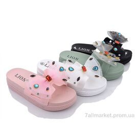Шльопанці жіночі полегшені Літо FY048 mix (24 пар р.36-41) "Lion" недорого оптом від прямого постачальника