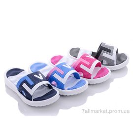 Фотография Шлепки детские летние Лето 2495L-3 mix (24 пар р.24-29) "Lion" недорого оптом от прямого поставщика