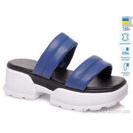 Фотография Шлепки женские облегченные Лето Sarna 505-722-159 синий (6 пар р.36-40) "Prime-Opt" недорого оптом от прямого поставщика