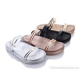 Шльопанці жіночі полегшені Літо 701387 mix (12 пар р.37-41) "Deshman" недорого оптом від прямого постачальника