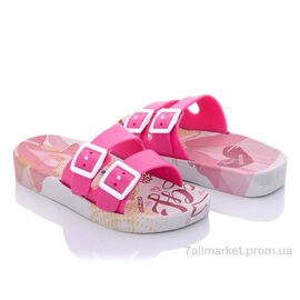 Фотография Шлепки детские летние Лето 12692 pink-white (6 пар р.30-35) "Violeta" недорого оптом от прямого поставщика