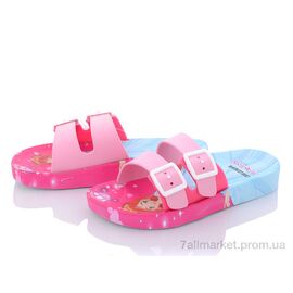 Фотография Шлепки детские летние Лето 13128 pink-purple (6 пар р.30-35) "Violeta" недорого оптом от прямого поставщика