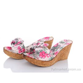 Шльопанці жіночі полегшені Літо KJ pink (6 пар р.36-40) "Makers Shoes" недорого оптом від прямого постачальника