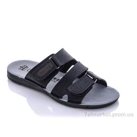Шльопанці чоловічі пляжні Літо 35 змея черный (6 пар р.41-45) "Oscar" недорого оптом від прямого постачальника