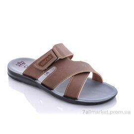 Шльопанці чоловічі пляжні Літо 43 змея бежевый (6 пар р.41-45) "Oscar" недорого оптом від прямого постачальника