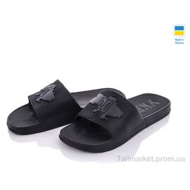 Шльопанці чоловічі пляжні Літо DS Укр П35 чорна"мапа Укр" (6 пар р.39-44) "Vladimir" недорого оптом від прямого постачальника