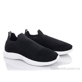 Фотография Кроссовки женские модные Лето 190-0-1 black (8 пар р.36-41) "Violeta" недорого оптом от прямого поставщика