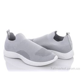 Фотография Кроссовки женские модные Лето 190-0-4 grey (8 пар р.36-41) "Violeta" недорого оптом от прямого поставщика