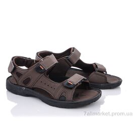 Фотография Сандалии детские летние Лето PL1(SSD4026) brown (6 пар р.36-41) "Violeta" недорого оптом от прямого поставщика