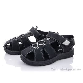 Фотография Сандалии детские летние Лето PL2(E3616) black (6 пар р.36-41) "Violeta" недорого оптом от прямого поставщика