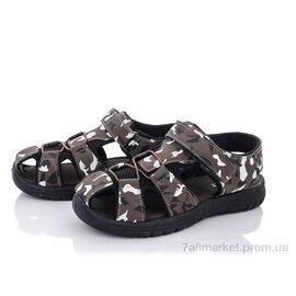 Фотография Сандалии детские летние Лето PL3(E3602) brown (6 пар р.36-41) "Violeta" недорого оптом от прямого поставщика