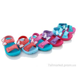 Фотография Босоножки детские летние Лето C1102-2G2 mix (36 пар р.20-25) "Alemy Kids" недорого оптом от прямого поставщика