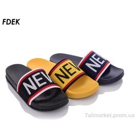 Фотография Шлепки детские летние Лето A5818 mix (24 пар р.36-41) "FDEK" недорого оптом от прямого поставщика