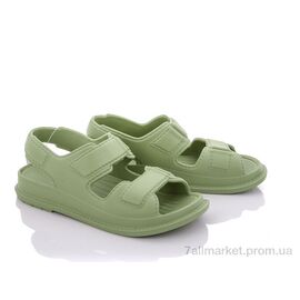 Фотография Босоножки женские летние Лето W413 green (8 пар р.36-41) "Violeta" недорого оптом от прямого поставщика