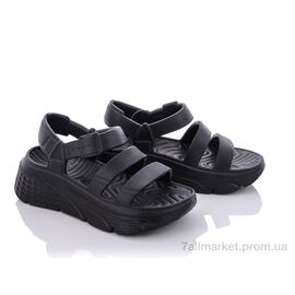 Фотография Босоножки женские летние Лето W412 black (8 пар р.36-41) "Violeta" недорого оптом от прямого поставщика