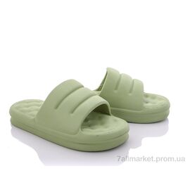 Фотография Шлепки женские облегченные Лето W404 green (8 пар р.36-41) "Violeta" недорого оптом от прямого поставщика
