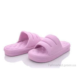 Фотография Шлепки женские облегченные Лето W404 purple (8 пар р.36-41) "Violeta" недорого оптом от прямого поставщика