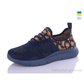 Фотография Кроссовки женские модные Лето GW589 синий (10 пар р.36-40) "DeMur" недорого оптом от прямого поставщика