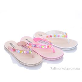 Шльопанці дитячі літні Літо F6662 mix (12 пар р.30-35) "Red Hat" недорого оптом від прямого постачальника