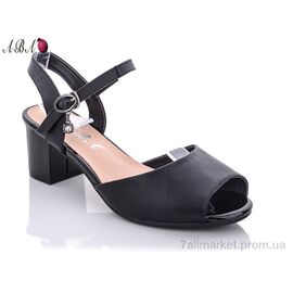 Босоніжки жіночі літні Літо 705-8-2 шкіра (8 пар р.36-41) "Aba" недорого оптом від прямого постачальника