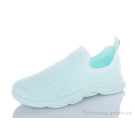 Кросівки жіночі модні Літо GW607 мятный (10 пар р.36-40) "DeMur" недорого оптом від прямого постачальника