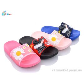 Фотография Шлепки детские летние Лето A6601-1 mix (24 пар р.24-29) "BBT" недорого оптом от прямого поставщика