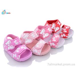 Фотография Босоножки детские летние Лето A6618-1 mix (24 пар р.18-23) "BBT" недорого оптом от прямого поставщика