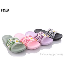 Шльопанці жіночі полегшені Літо A03-002 mix (24 пар р.36-41) "FDEK" недорого оптом від прямого постачальника