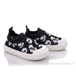 Фотография Кроссовки детские модные Лето MB5501A black (12 пар р.22-27) "Alemy Kids" недорого оптом от прямого поставщика