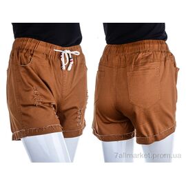 Шорти жіночі Літо 6712-19 brown (6 шт. р.сітка25-30) "Мир" недорого оптом від прямого постачальника