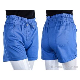 Шорти жіночі Літо 6695-7 blue (6 шт. р.сітка25-30) "Мир" недорого оптом від прямого постачальника