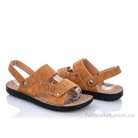 Фотография Сандалии детские летние Лето L9101 yellow (8 пар р.36-41) "Obuvok" недорого оптом от прямого поставщика