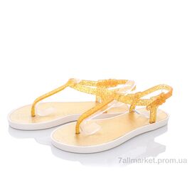 Фотография Босоножки детские летние Лето DF10-1 gold (12 пар р.30-35) "Deshman" недорого оптом от прямого поставщика