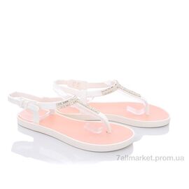 Фотография Босоножки детские летние Лето DF10-2 white (12 пар р.30-35) "Deshman" недорого оптом от прямого поставщика