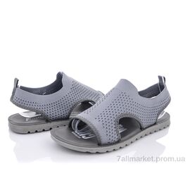 Сандалії чоловічі літні Літо M201-2 grey (8 пар р.40-45) "Violeta" недорого оптом від прямого постачальника