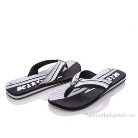 Шльопанці чоловічі пляжні Літо ETGM9275 black (12 пар р.40-43) "Dan Marest" недорого оптом від прямого постачальника