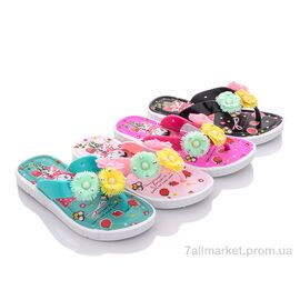 Фотография Шлепки детские летние Лето FY22A mix (25 пар р.25-30) "Lion" недорого оптом от прямого поставщика