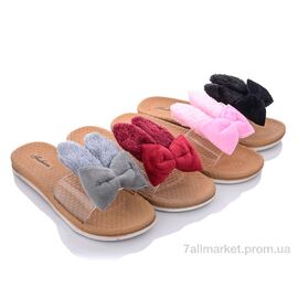 Шльопанці жіночі полегшені Літо 2555-8 mix (30 пар р.37-42) "Lion" недорого оптом від прямого постачальника